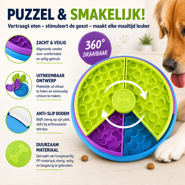 Slimme Hondenvoerbak Puzzel